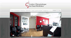 Desktop Screenshot of chiropratiquehautrichelieu.com